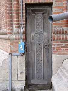 Wooden door Kretzulescu church