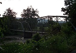 Historic Woolsey Bridge over the West Fork, White River