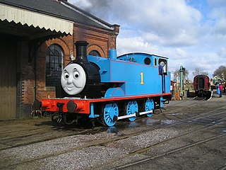 Thomas steam locomotives.