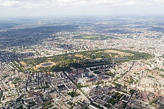 Hyde Park and Kensington Gardens, aerial view