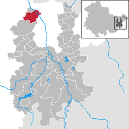 Kaart van Bad Köstritz