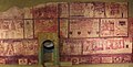 Sinagoga Dura Europos, 244 E.C. Réplica de frescos originales antiguo-tardíos preservados en Siria
