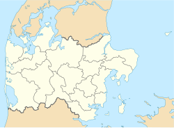 Kibæk ligger i Midtjylland