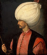Suleimán el Magnífico, hacia 1530, por Tiziano.