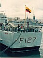 Fragata Eloy Alfaro, dada de baja el 19 de marzo de 2008, tras 17 años de servicio en la Armada del Ecuador.