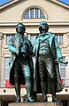 Goethe- & Schiller Denkmal auf dem Theaterplatz
