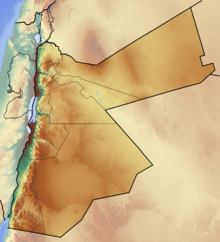 نبرد یرموک در اردن واقع شده