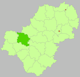 Barjatinskij rajon – Mappa