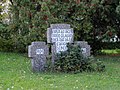 Kriegerdenkmal 2. Weltkrieg an Stadtpfarrkirche St. Nikolai in Uebigau (Stadt Uebigau-Wahrenbrück)