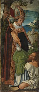 workshop of Lucas Cranach the Elder, Pfirtscher Altarpiece: Saint Martin Staatsgalerie Aschaffenburg