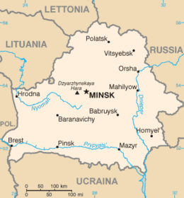 Bielorussia - Mappa