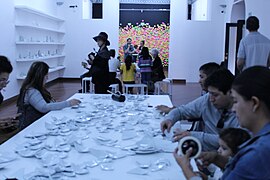 Exposición dedicada a Yoko Ono en el Centro Cultural Metropolitano de Quito (2018)
