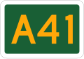 Alphanumeric route marker