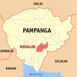 Minalin – Mappa