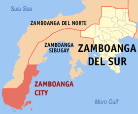 Localisation de Zamboanga