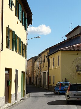 Straat in het centrum van Ranzo