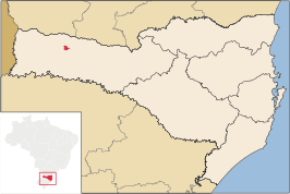 Kaart van Santiago do Sul
