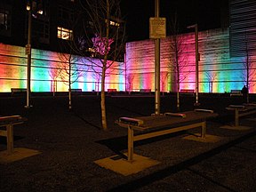 Counterbalance Park by night