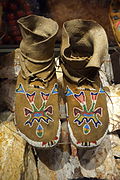 Shoshone moccasins, c. 1895 - Bata Shoe Museum - DSC00551.JPG