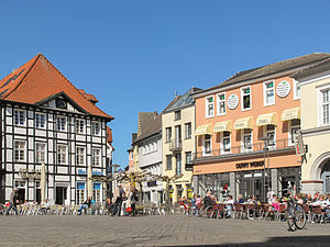 Unna, centraal plein: de Markt