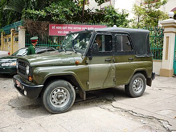 UAZ ハンター。ベトナム・ホーチミン市