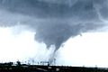 Fotografia de tornados d'embuts multiples en 1957.