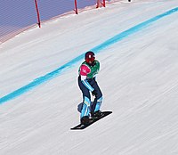 Dante Vera at team ski snowboard cross