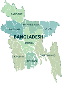 Divixion de el Bangladesh.