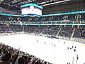 Eröffnungsspiel der Halle am 9. August 2015 zwischen Barys Astana und Metallurg Nowokusnezk