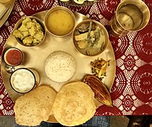 Bengali vegetarian thali.jpg