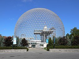 A geodesic dome