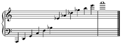 multi octave, fourths, ascending