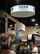 Comic-Con 2010 - BBC America booth and Neytiri from Avatar beyond it (4859613040).jpg