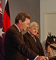 Alexander Downer and Joschka Fischer