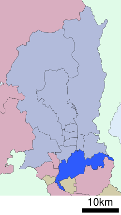 伏見區在京都府的位置