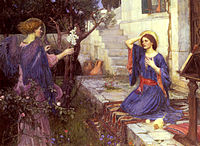 Annunciation by John William Waterhouse, 1914