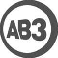 Logotipo de AB3 desde el 2 de febrero de 2015