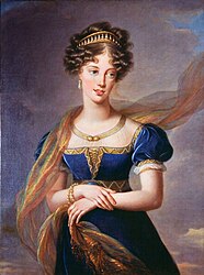 Princess Maria Carolina of Bourbon-Two Sicilies, Duchess of Berry 1824