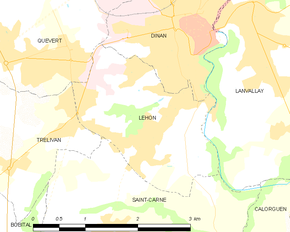 Poziția localității Léhon