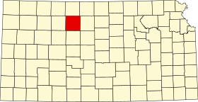 Localisation de Comté de Rooks(Rooks County)