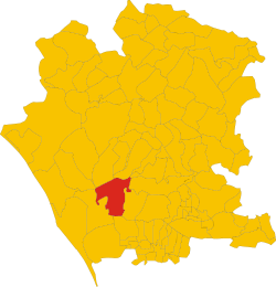 Lokasi Grazzanise di Provinsi Caserta