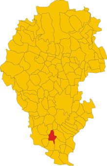 Localisation de San Germano dei Berici
