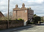 Moorside House and attached railings