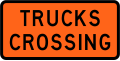 (TW-2.7) Trucks Crossing