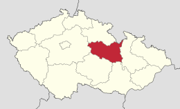 Regione di Pardubice – Localizzazione
