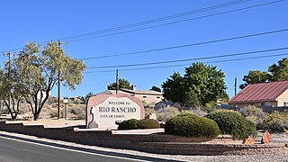 Rio Rancho, New Mexico welcome sign