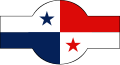 Panama 1964 to present National flag in shape of roundel and bars