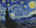 Vincent van Gogh: Hvězdná obloha (1889)