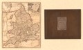 Деревянная «Новая и правильная карта почтовых дорог Англии и Уэльса», 1798 год, Лондон, Джон Уоллис[англ.]. Экспонат библиотеки Конгресса. На периферических элементах уже есть замковые соединения