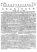 Thumbnail for File:Advertentieblad, bekendmakingen en onderscheidene berigten van Groningen 24-06-1814 (IA ddd 010179876 mpeg21).pdf